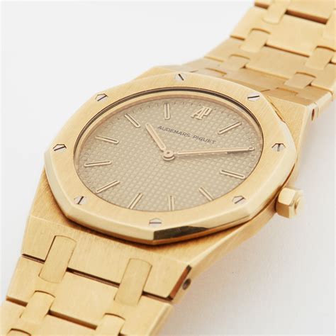 gold ap watch|pre owned ap watch.